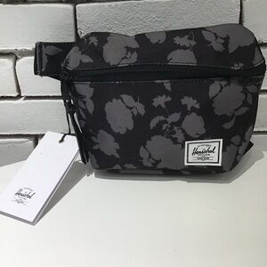 Herschel Supply Company Black and Gray Unisex Waist  Belt Bag